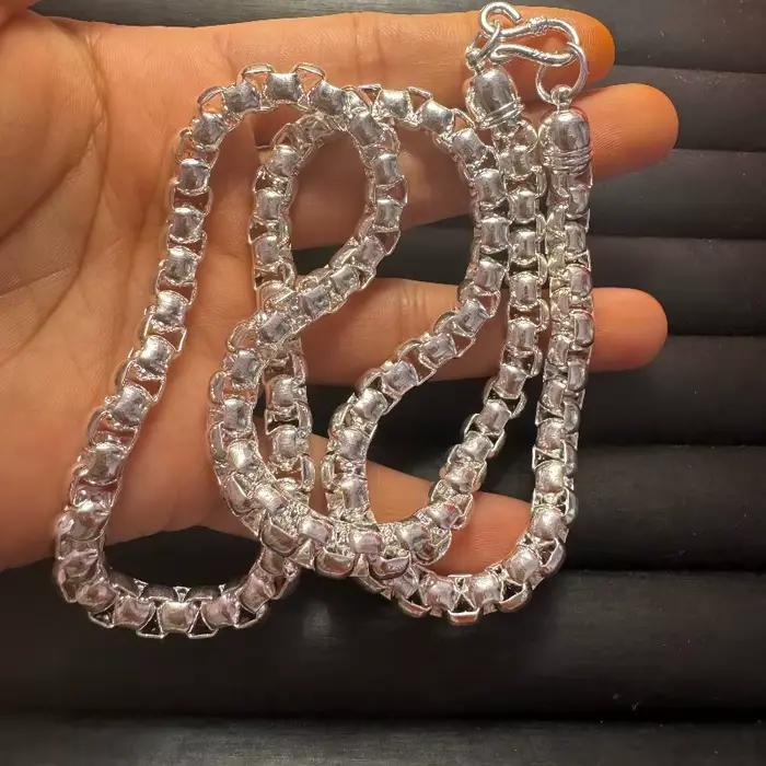 Collier en argent tibétain 925, pendentif sculpté traditionnel chinois, design rétro polyvalent, bijoux de mode unisexe, cadeau parfait