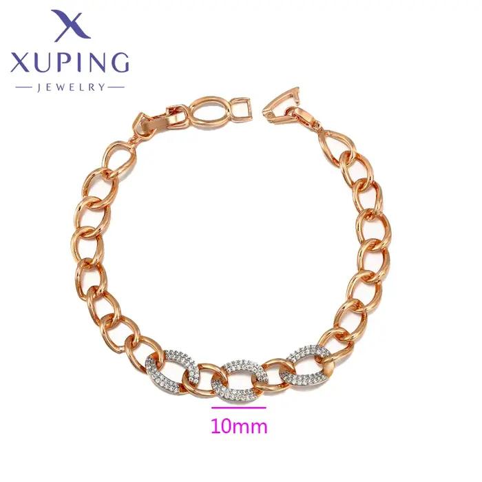 Xuping-Bracelet en Or pour Femme, Bijoux à la Mode, Nouvelle Collection, X000019925