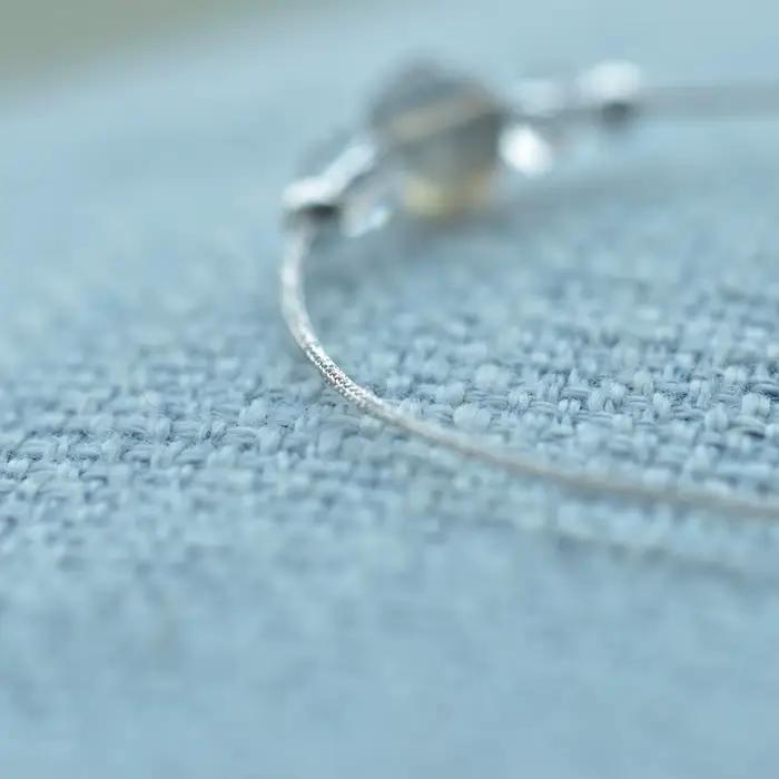 ITSMOS-Bracelet Coeur pour toujours, Labrumen naturel, Élégant et délicat, Dragonne pour femme, Cadeau porte-bonheur romantique