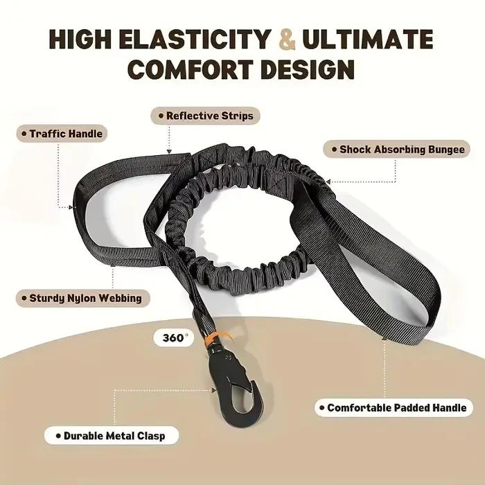 Colliers et laisses de dressage pour grands chiens - Ajustables, confortables, sûrs et durables, pour le voyage, le dressage, l'aventure et l'interaction