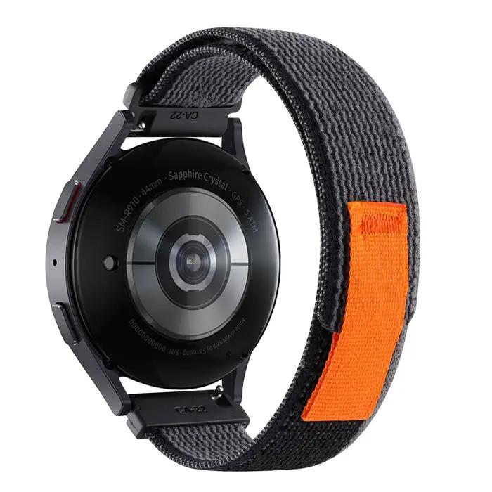 Bracelet de Montre pour Garmin Forerunner 165 645 Music 965 265, Boucle en Nylon 22/20mm, pour Venu SQ 2/Vivoactive 5 3t