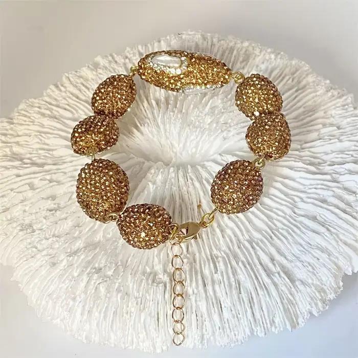Bijoux en perles d'eau douce baroques irrégulières turques pour femmes, ensemble de collier et boucles d'oreilles en cristal goutte d'eau, bijoux de mariage pour femmes