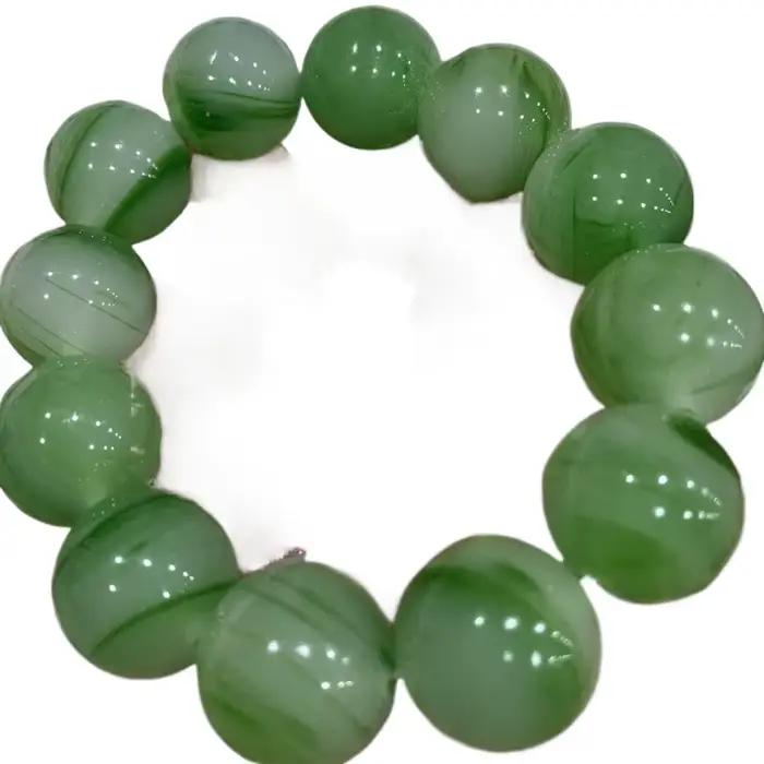 Bracelet de perles de bouddha, perles rondes, cadeau pour hommes et femmes