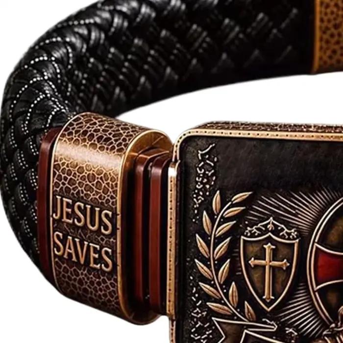 Bracelet religieux chrétien ajustable, bracelet inspirant, cadeau pour anniversaire, Saint-Valentin, remise de diplôme, père, petit ami