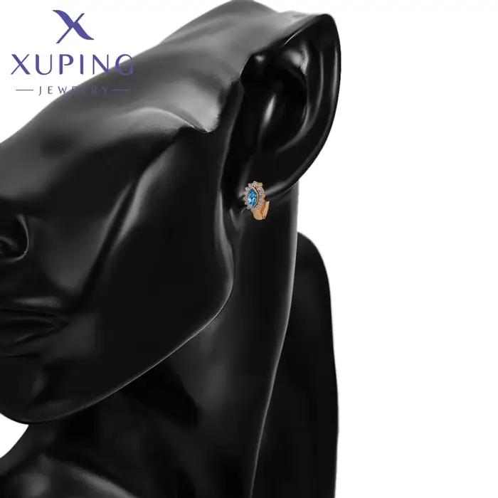 Xuping bijoux élégant mode nouveauté boucles d'oreilles en cristal pour femmes filles A 00672925