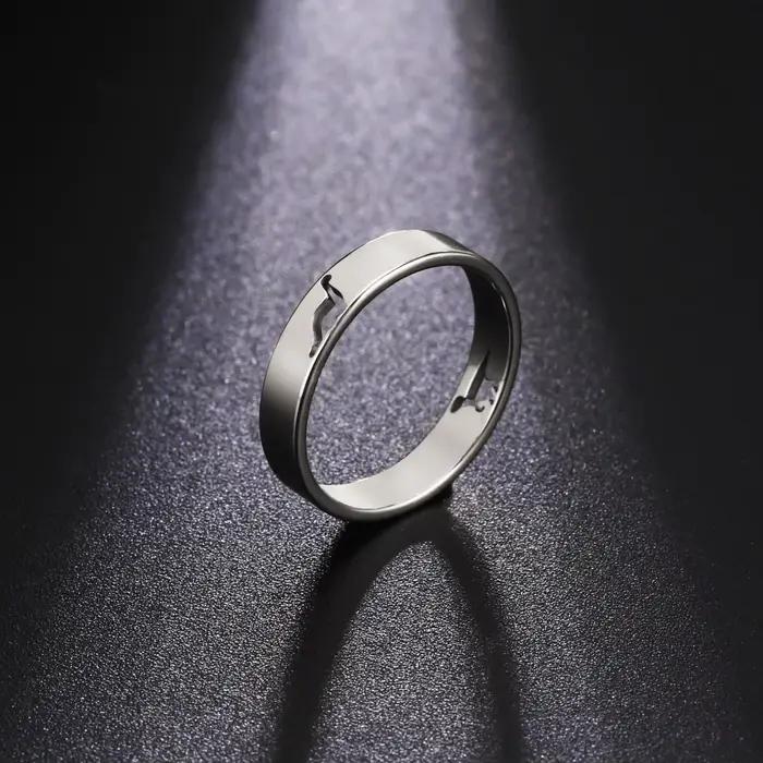 Skyrim – bague dinosaure creuse en acier inoxydable, couleur or, tyrannosaure, brachiosaure, bijoux de Couple pour femmes et hommes