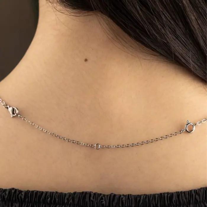 Nouveau fermoir à homard Plus chaîne de réglage de chaîne de queue, chaîne d'extension de bijoux, accessoires de collier simples