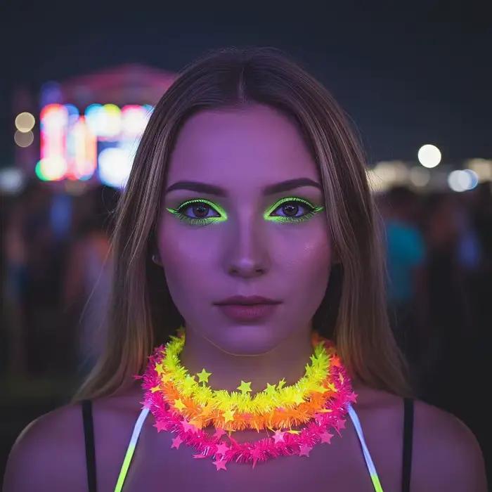 Bracelet fluorescent lumineux cinq étoiles, 1/5 pièces, bracelets lumineux réutilisables pour anniversaire, Halloween, mariage, événements quotidiens