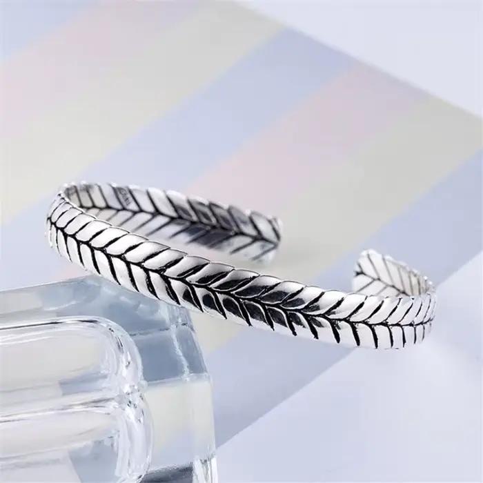 Bracelets tressés créatifs en argent regardé 925, bijoux de personnalité du cuir chevelu, bracelets populaires exquis, salle Mars, SL078, nouveau
