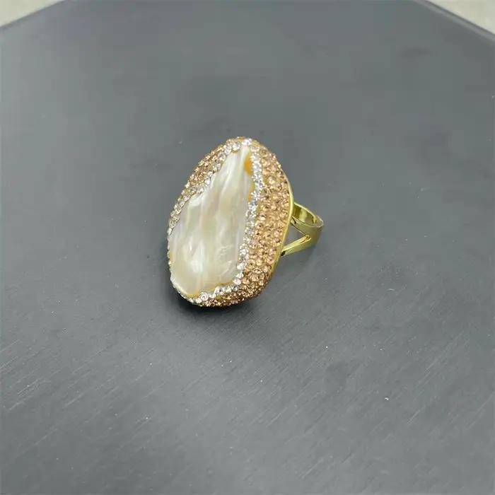 Bijoux en perles d'eau douce baroques irrégulières turques pour femmes, ensemble de collier et boucles d'oreilles en cristal goutte d'eau, bijoux de mariage pour femmes