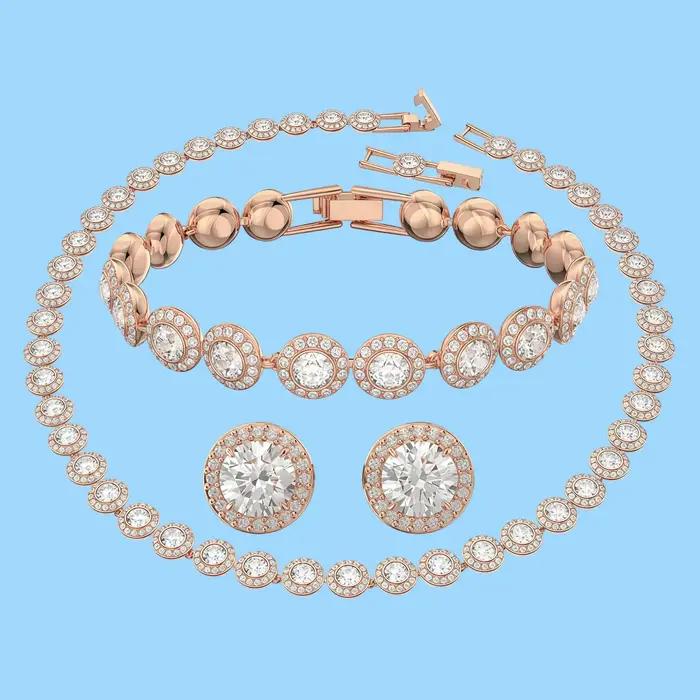 Ensemble de bijoux de luxe exquis de haute qualité pour mariage, collection 2026 UE, simple et élégant, vente chaude