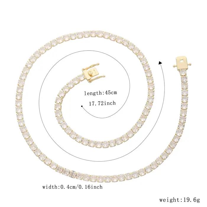 Bracelet coloré Monaco S-Clasp chaîne zircone cubique pour femmes sorties soirées événements formels