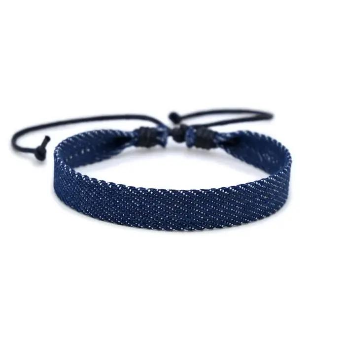 Bracelet en tissu cowboy pour hommes et femmes, étoiles simples, ULde vêtements personnalisée, bracelets de bateau Chia, accessoires de bijoux