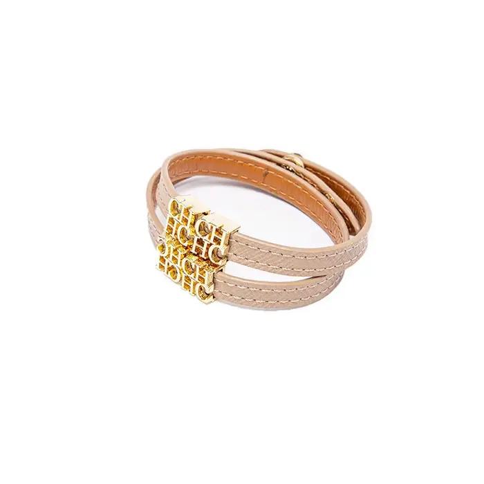 Bracelet classique rétro élégant multicolore pour femmes, Design de luxe, respirant, Ultra-léger, accessoire en cuir, sangle de sac à main