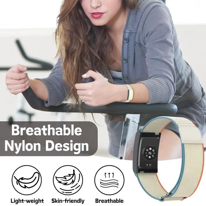 Bracelet réglable en Nylon pour Amazfit Helio, ceinture de remplacement pour montre, bracelet de sport et de fitness