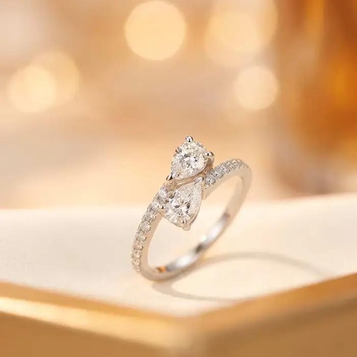 Bague exquise en argent Sterling 925 pour femmes, bijoux de cérémonie de fiançailles, à la mode, chic, de haute qualité, offre spéciale