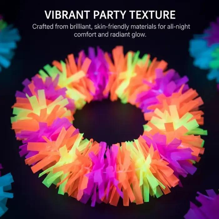 Bracelet fluorescent lumineux cinq étoiles, 1/5 pièces, bracelets lumineux réutilisables pour anniversaire, Halloween, mariage, événements quotidiens
