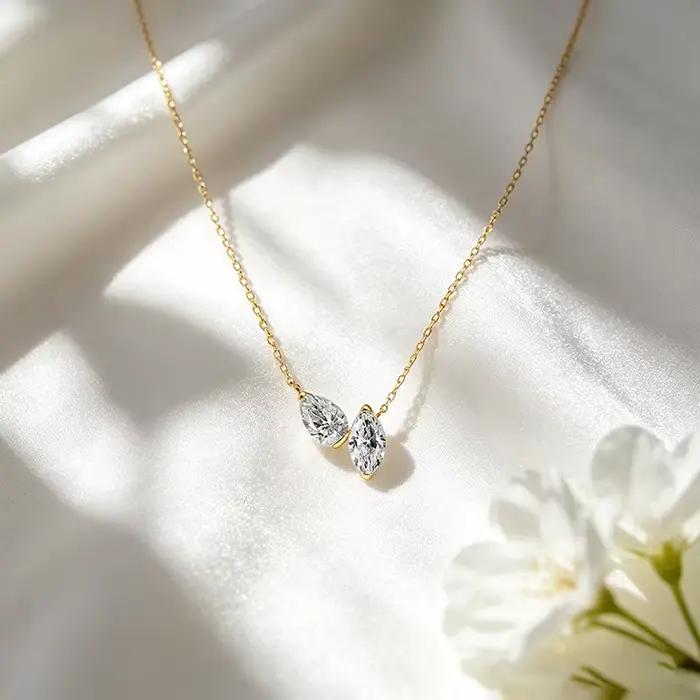 Nouveau collier Smyoue en zircon pour femme, élégant, pour mariage et anniversaire, diamant de laboratoire, bijoux en argent pur S925 à 100 %, cadeaux