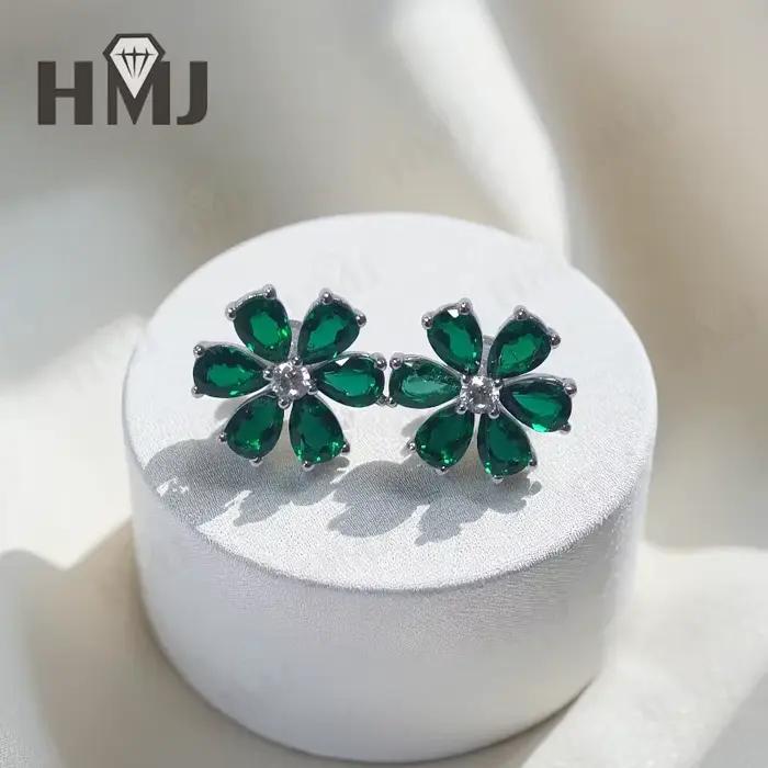 Boucles d'oreilles en pierres précieuses taille poire, rubis/saphir/Padparacha, bijoux éblouissants VVS1 pour femmes, cadeau de vacances pour noël, pâques