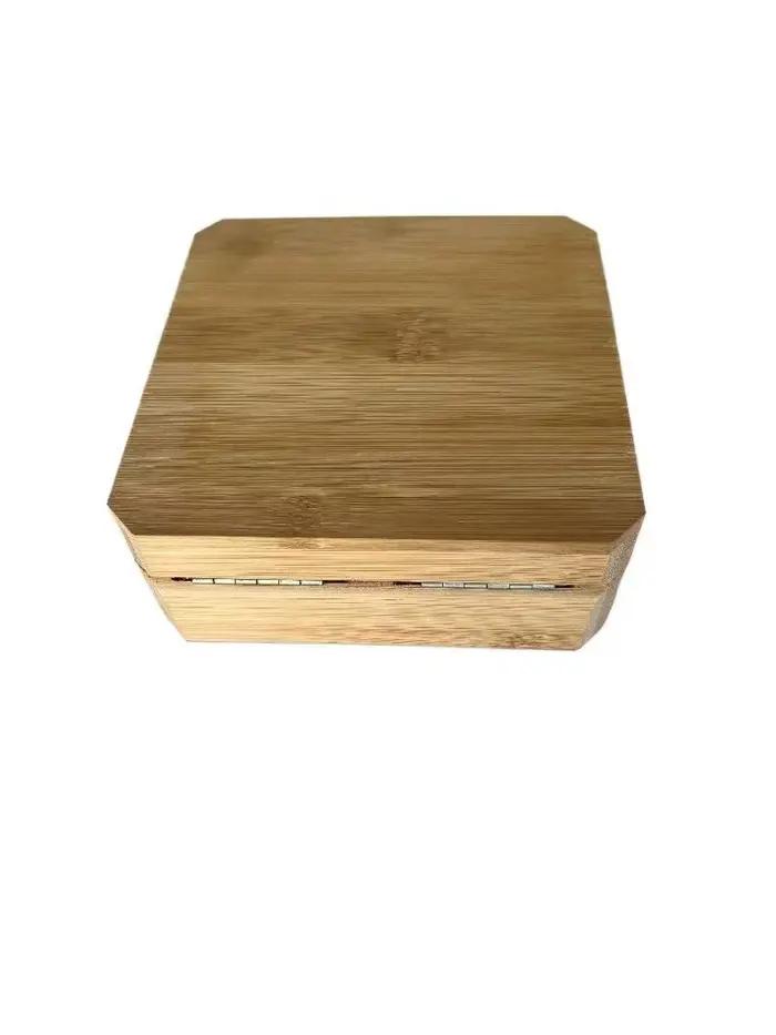 Boîte à bijoux en bambou et en bois, bracelet à bijoux, boîte cadeau élégante et minimaliste, boîte de rangement pour bijoux de la série premium