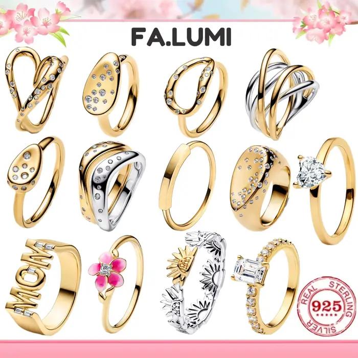 Cadeau de la fête des mères, nouvelle mode, 100% argent sterling 925, zircone carrée en forme de cœur pour maman, bijoux exquis haut de gamme pour dames