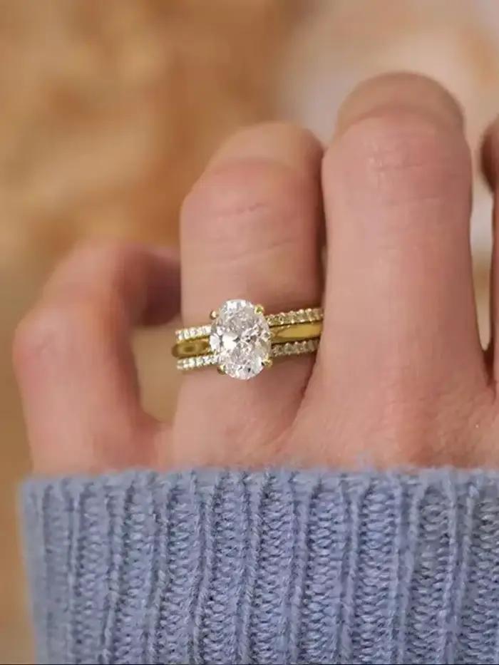 Bague classique en argent Sterling 925 pour femmes, magnifique bague en Zircon brillant, pour fête de bal de mariage, luxe, mode, bijoux fins de haute qualité