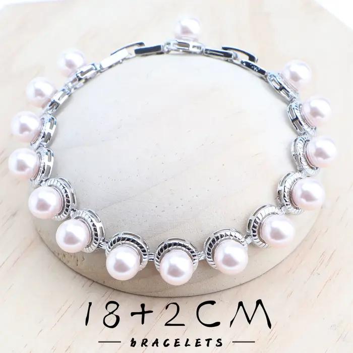 Ensemble de Bijoux en Perles Naturelles en Argent 925
