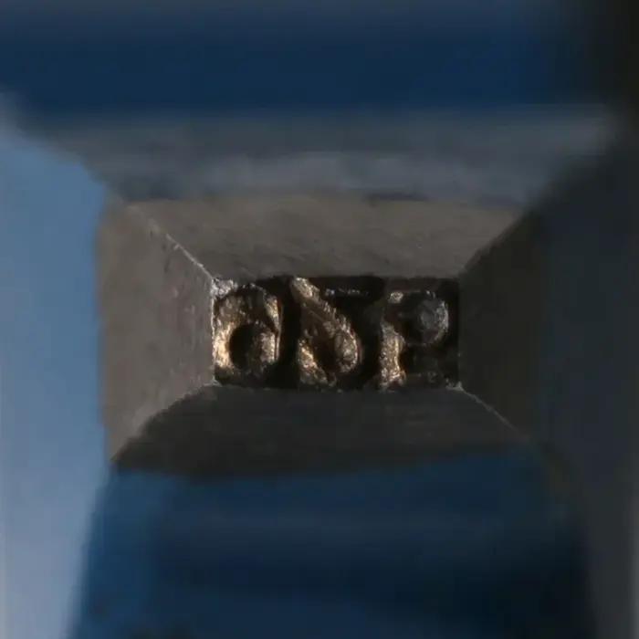 Ensemble de poinçons de marquage en or et en argent 585 750 925 999 pour la fabrication de bijoux