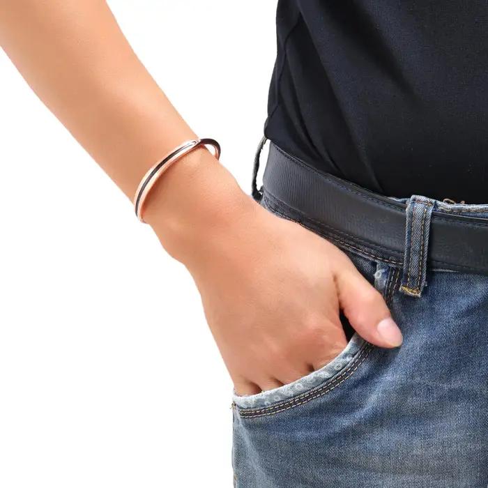 OKtrendy bohême émail manchette Bracelets