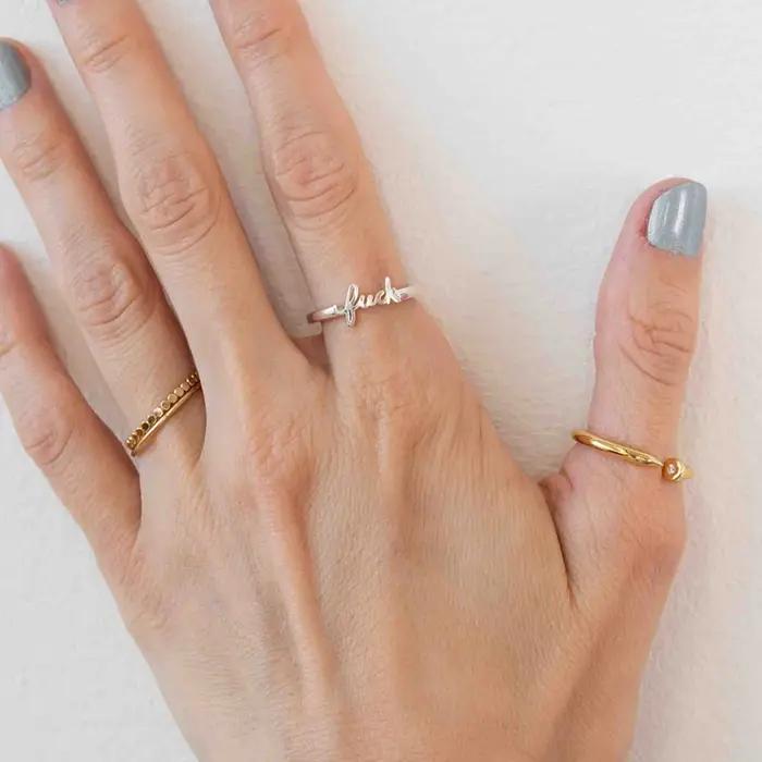 Bague en argent Sterling 925 avec certificat d'authenticité
