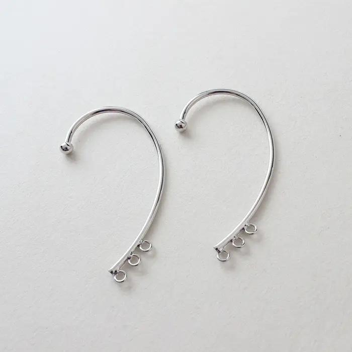 Boucle d'oreille plaquée or véritable 14 carats
