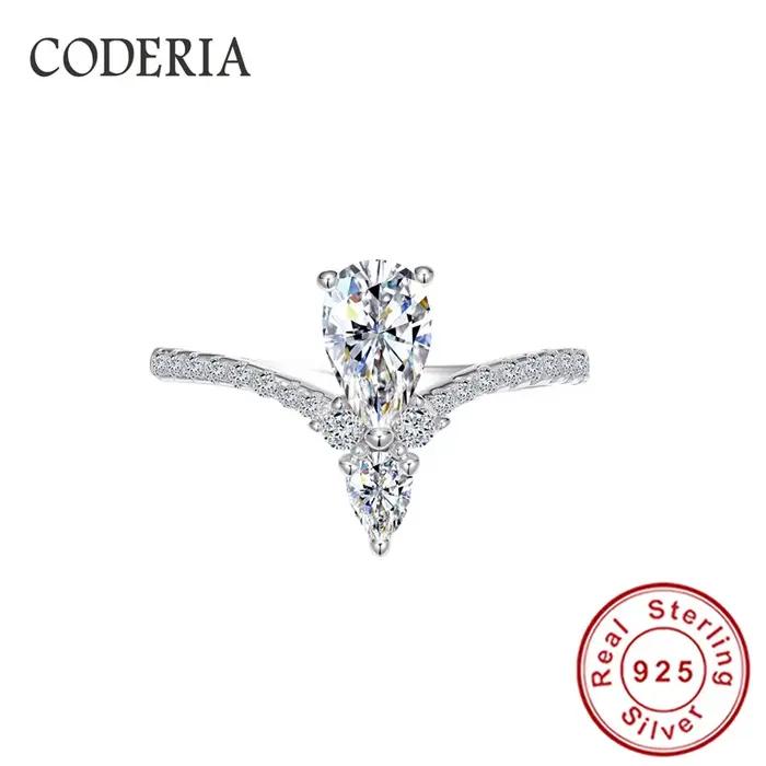 Bague Moissanite en diamant de laboratoire