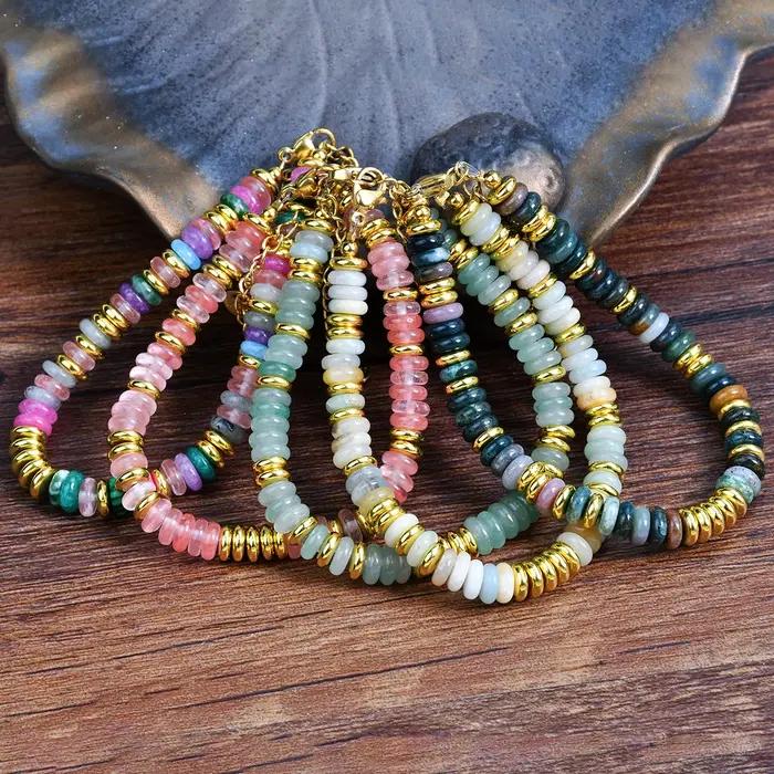 Bracelet de perles en pierre naturelle pour femmes