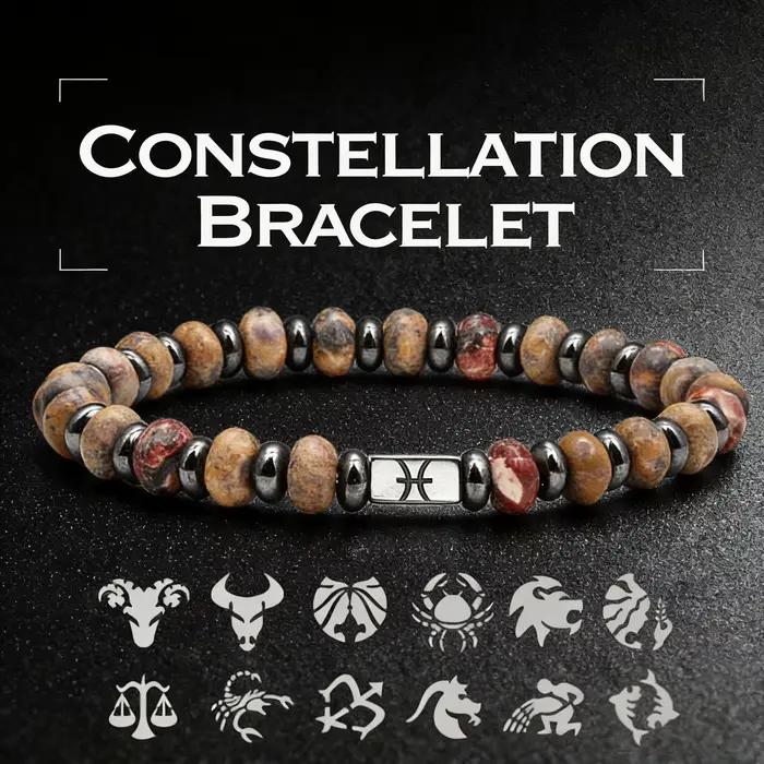 Bracelet Énergétique du Zodiaque en Pierres Naturelles