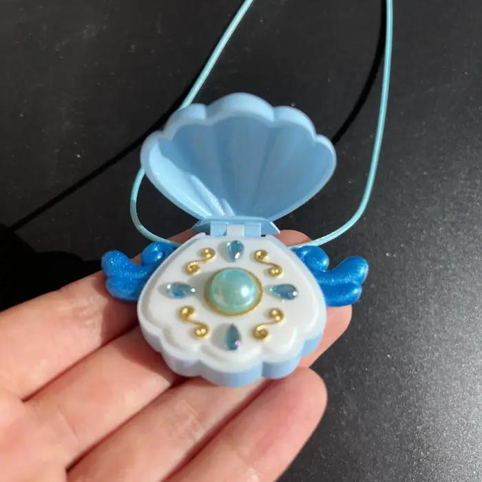 Collier coquillage Mermaid Melody Pichi Pitch, pendentif cosplay anime, médaillon magique princesse perle, bijoux dessin animé, cadeau pour les fans