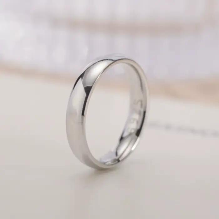 Bague plaquée or pour femme, bague de mariage simple pour couple, bijoux de fiançailles, cadeau tendance, couleur