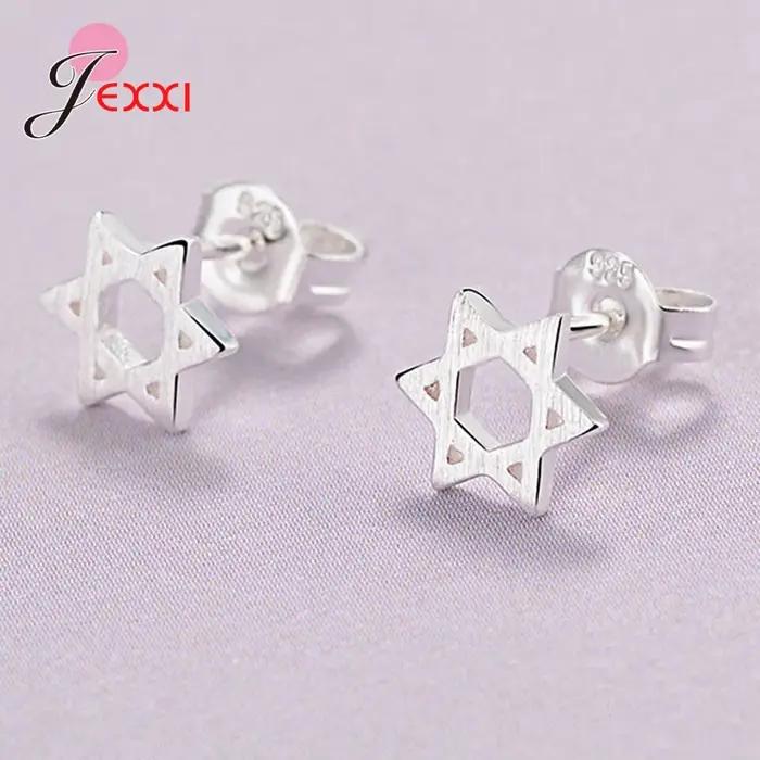 Boucles d'oreilles à tige en argent S925 pour petite fille, décoration d'oreille, cadeau d'anniversa