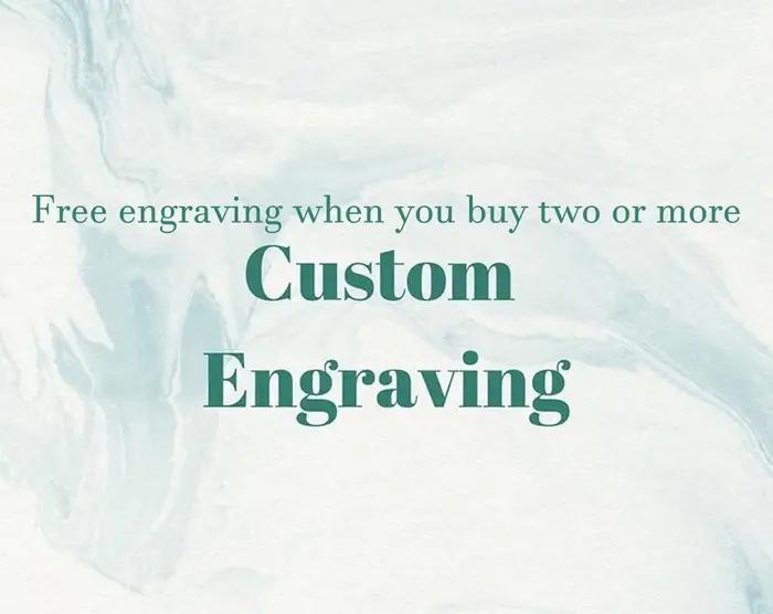 Bague personnalisée gravure laser bagues bricolage frange de mariage