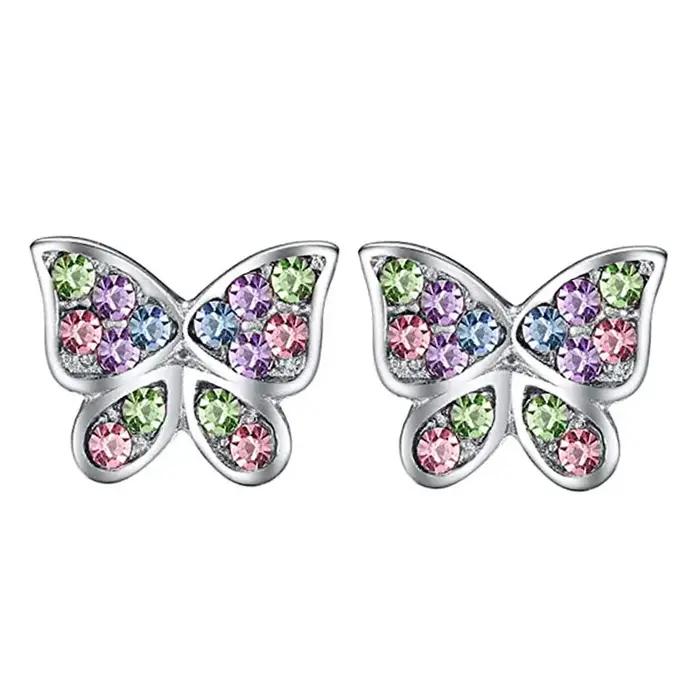 Boucles d'oreilles chat de dessin animé pour enfants filles