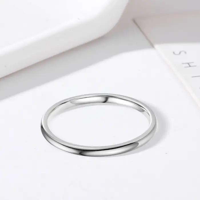 Alliance de mariage en argile classique pour femmes - Occasions spéciales et mariages