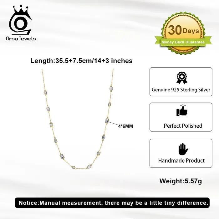 Collier ras du cou en or 14 carats serti de zircone 4A forme carrée et ovale bijoux d'anniversaire pour femme rencontres quotidiennes mariage