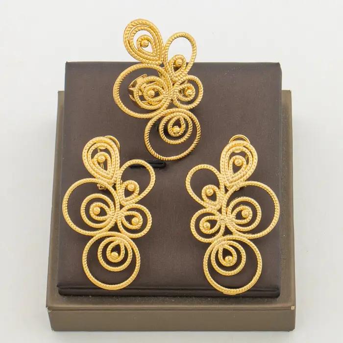 Ensemble de bijoux de luxe 2 pièces pour femmes