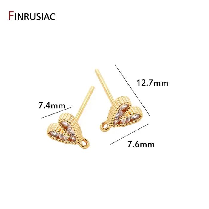 Boucles d'Oreilles Plaquées Or 14 Carats Incrustées Charmantes Accessoires Femme Occasions Spéciales Création Bijoux Uniques