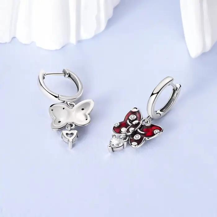 Boucles d'oreilles en argent Sterling 925 pour femmes avec certificat GDTC pour occasions spéciales et designs originaux