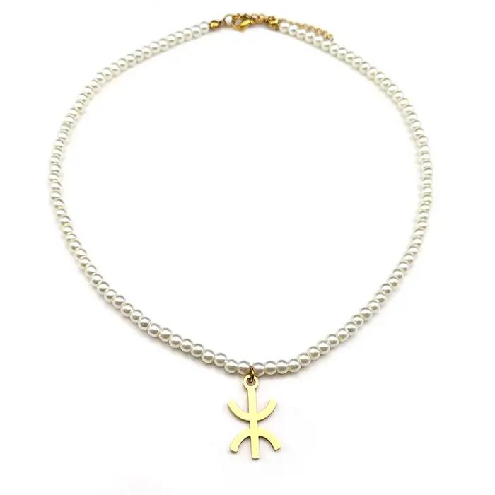 Colliers avec pendentif symbole des berbères d'afrique pour femmes et hommes