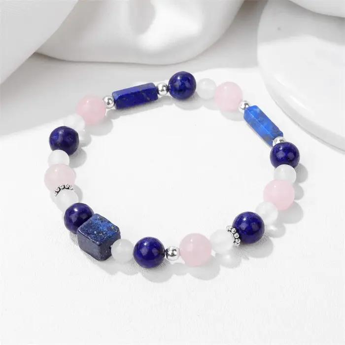 Bracelet en Pierre Naturelle Exquise pour Femme