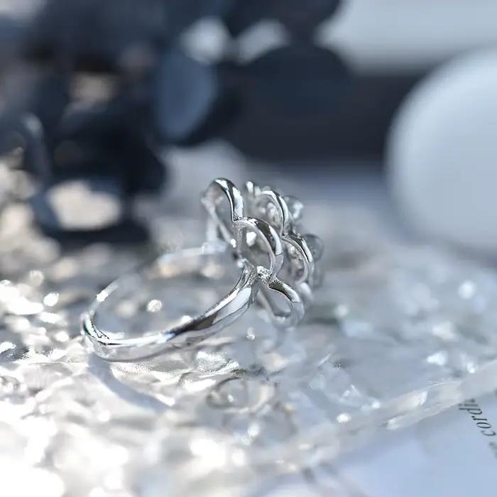 Alliance en Labradorite Naturelle ITSMOS Style Floral Bijoux Énergétiques pour Femmes Occasions Spéciales