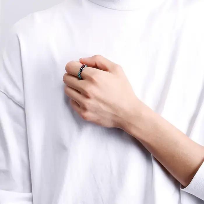 Bague de cosplay anime vocaloid unisexe alliance réglable pour parties cosplay conventions accessibles femmes hommes