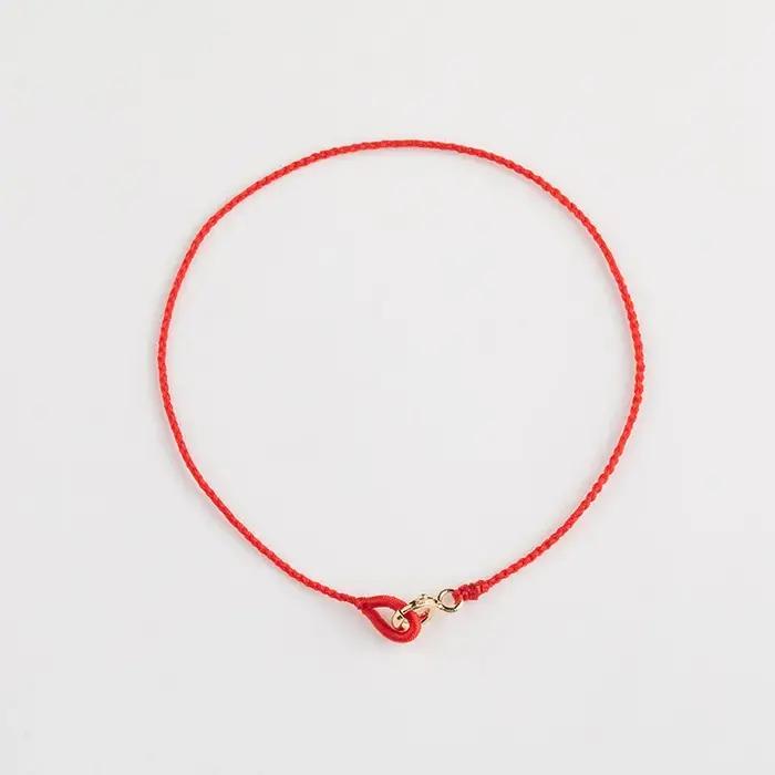 Bracelet en fil rouge tressé à la main pour homme et femme, bijou personnalisé, élégant et tendance, pour occasions spéciales et quotidiennes