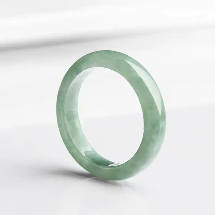 Bagues en Jade birman pour femmes, bijoux émeraude naturelle, pierres précieuses, Talismans blancs,